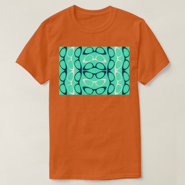 Camiseta Crazy Sassy Guay Cat Oyes Cyan 1 (Diseño del anverso)