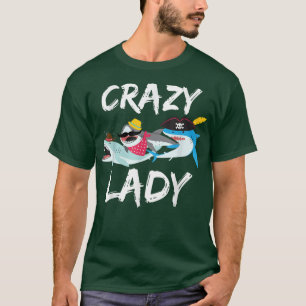 Camiseta Crazy Shark Lady T-Shirt