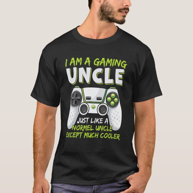 Camiseta Crazy Uncle Funny Uncle Gaming Video Game Uncle (Anverso)