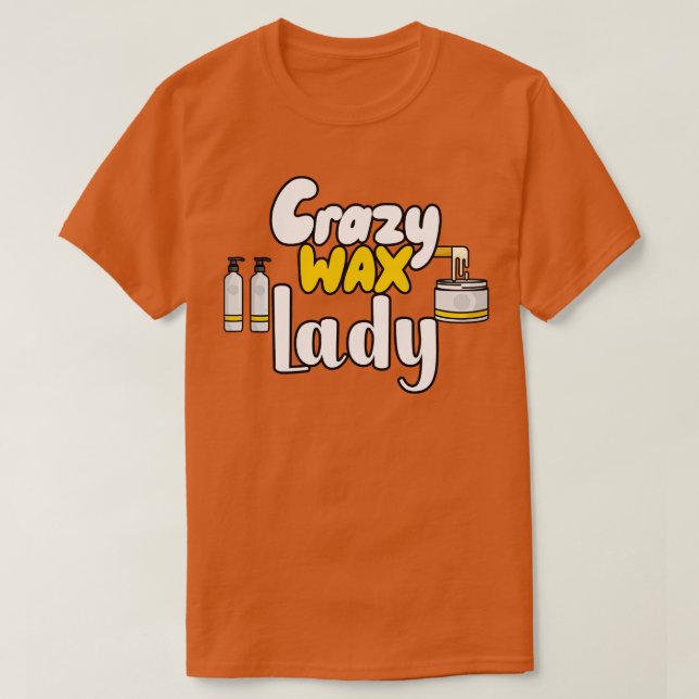 Camiseta Crazy Wax Lady (Diseño del anverso)