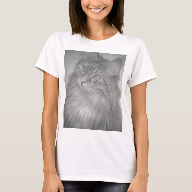 Camiseta Crazy Y Cute Kitty (Anverso)