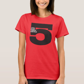 Camiseta CRAZYFISH dos más tres iguales cinco