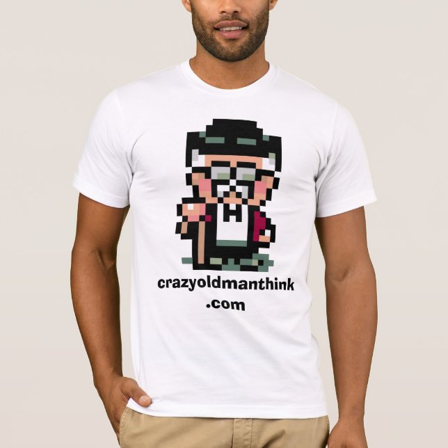 Camiseta crazyoldmanthink (Anverso)