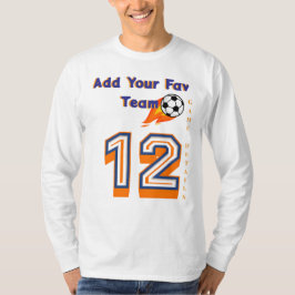 Camiseta Crea tu equipo favorito de fútbol 12