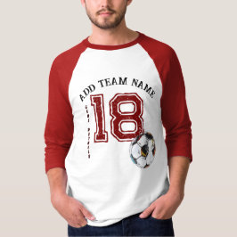 Camiseta Crea tu equipo favorito de fútbol 18