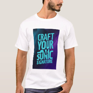Camiseta Crea tu firma sónica
