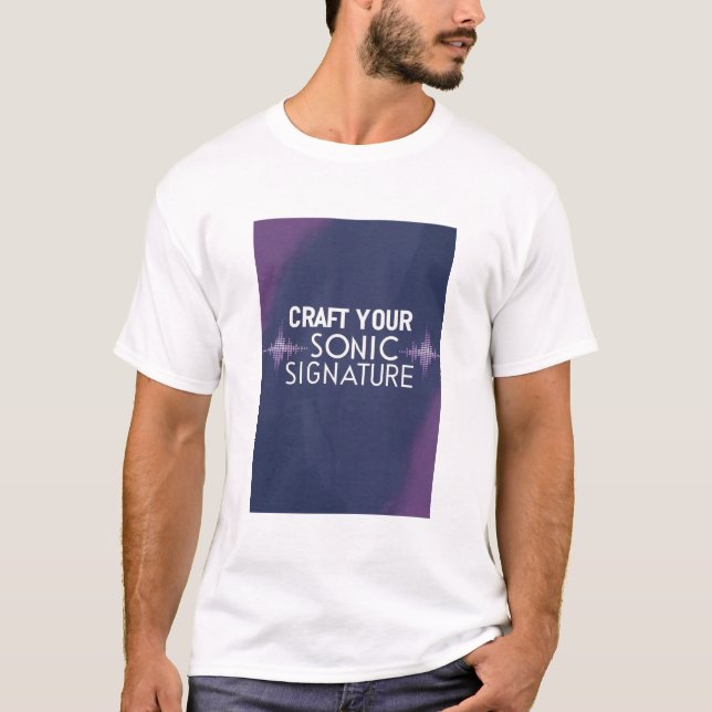 Camiseta Crea tu firma sónica opción 2 (Anverso)