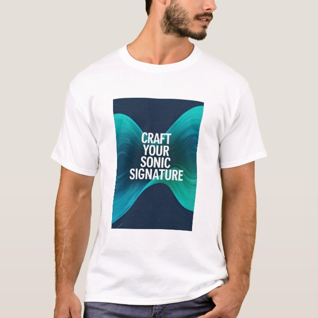 Camiseta Crea tu firma sónica opción 3 (Anverso)