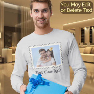 Camiseta Crea tu foto divertida de papá de primera clase