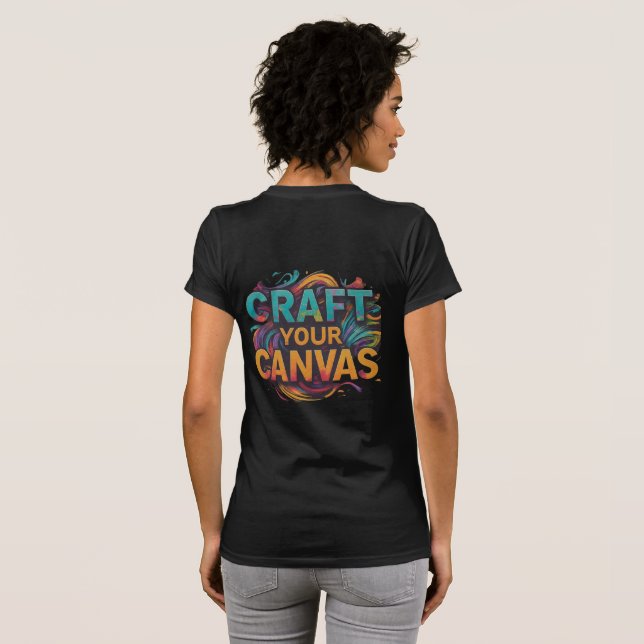 Camiseta Crea Tu Lienzo (Reverso completo)