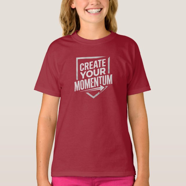CAMISETA CREA TU MOMENTUM (Anverso)