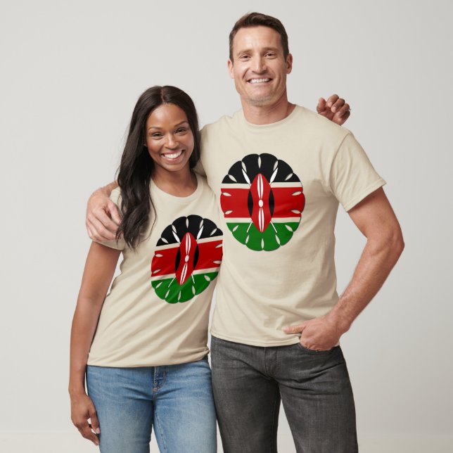 Camiseta Crea tu propia Bendera Ya Kenia (Unisexo)