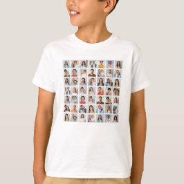 Camiseta Crea tu propia Colage de 49 Fotos para Niños
