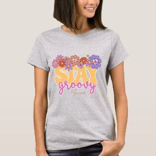 Camiseta Crea tu propia estancia Flores Groovy
