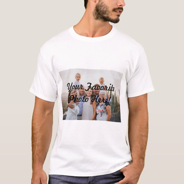 Camiseta Crea tu propia foto (Anverso)