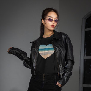 Camiseta Crea Tu Propia Foto Con Forma de Corazón