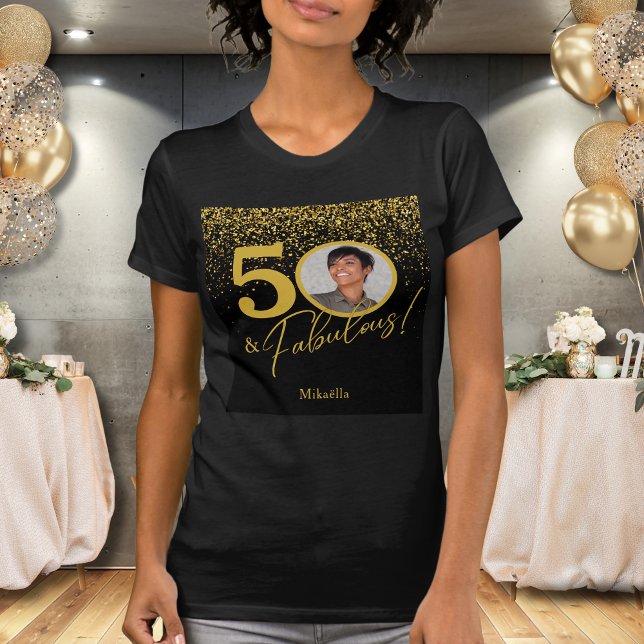 Camiseta Crea tu propia foto de cumpleaños fabulosa (Subido por el creador)