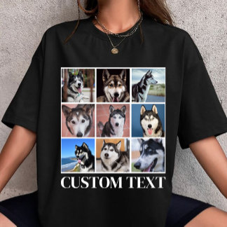 Camiseta crea tu propia foto de mascota de perro animal per
