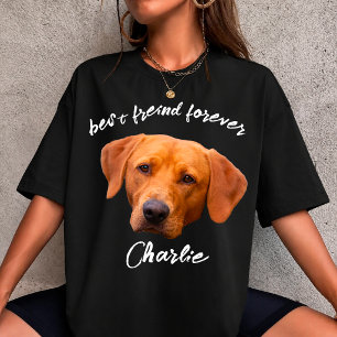 Camiseta crea tu propia foto de mascota de perro personaliz