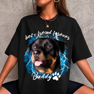 Camiseta crea tu propia foto de mascota de perro personaliz