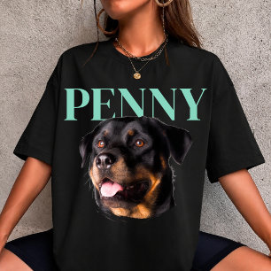 Camiseta crea tu propia foto de mascota de perro personaliz