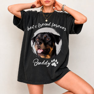 Camiseta crea tu propia foto de mascota de perro personaliz