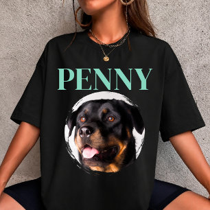 Camiseta crea tu propia foto de mascota de perro personaliz