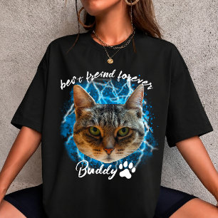 Camiseta crea tu propia foto de mascota gato animal persona