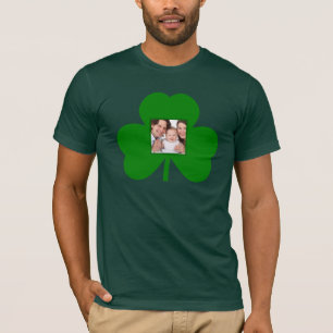 Camiseta Crea tu propia foto de Shamrock en San Patricio