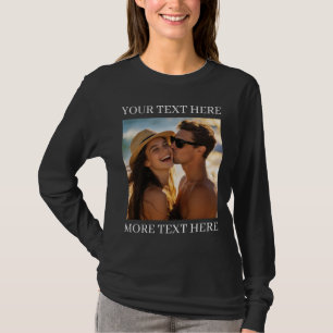 Camiseta Crea tu propia foto y texto