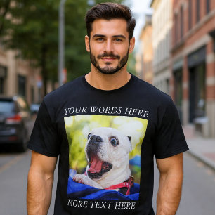 Camiseta Crea tu propia foto y texto