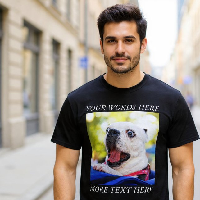 Camiseta Crea tu propia foto y texto (Subido por el creador)