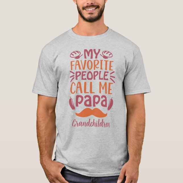 Camiseta Crea tu propia gente favorita del abuelo (Anverso)