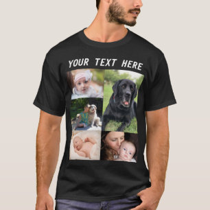 Camiseta Crea tu propia imagen Collage Photo Family
