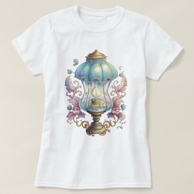 Camiseta Crea Tu Propia Lámpara de Hada Ornamentada (Diseño del anverso)