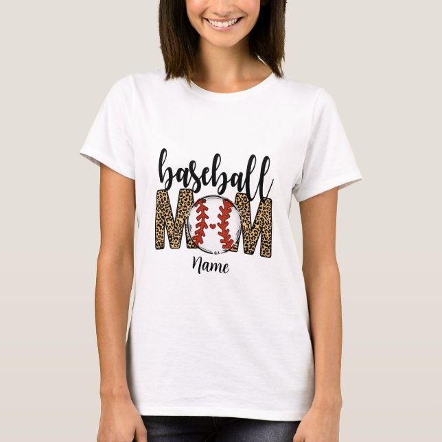 Camiseta Crea tu propia madre de béisbol (Anverso)