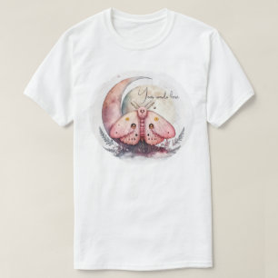 Camiseta Crea Tu Propia Polilla de Luna Rosa