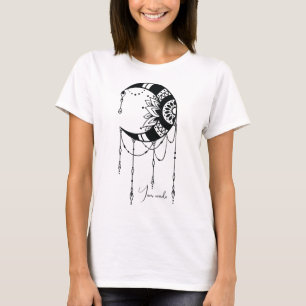 Camiseta Crea tu propia silueta de boho Moon