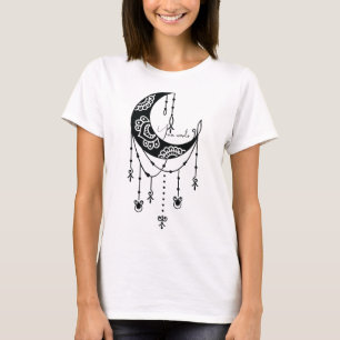 Camiseta Crea Tu Propia Silueta Mágica Bohemia de Luna