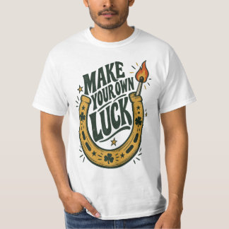 Camiseta Crea Tu Propia Suerte Sueña Sin Límites 