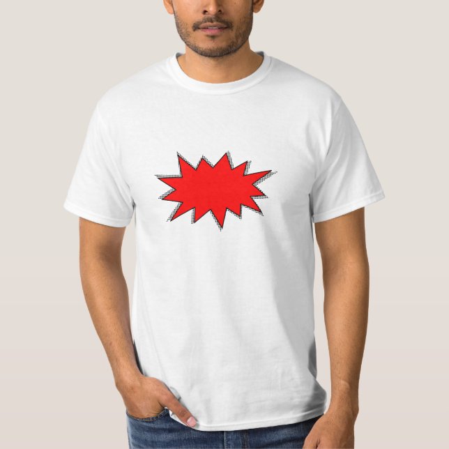 Camiseta ¡Crea Tu Propia Superheroína Onomatopoeias! ¡PUM! (Anverso)