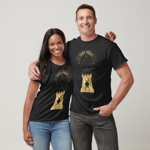 Camiseta Crea tu propia torre de luna de oro arcana