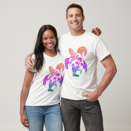 Camiseta Crea tu propia tortuga de vibración de playa