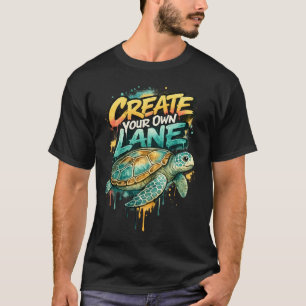 Camiseta Crea Tu Propia Tortuga Marina Graffiti