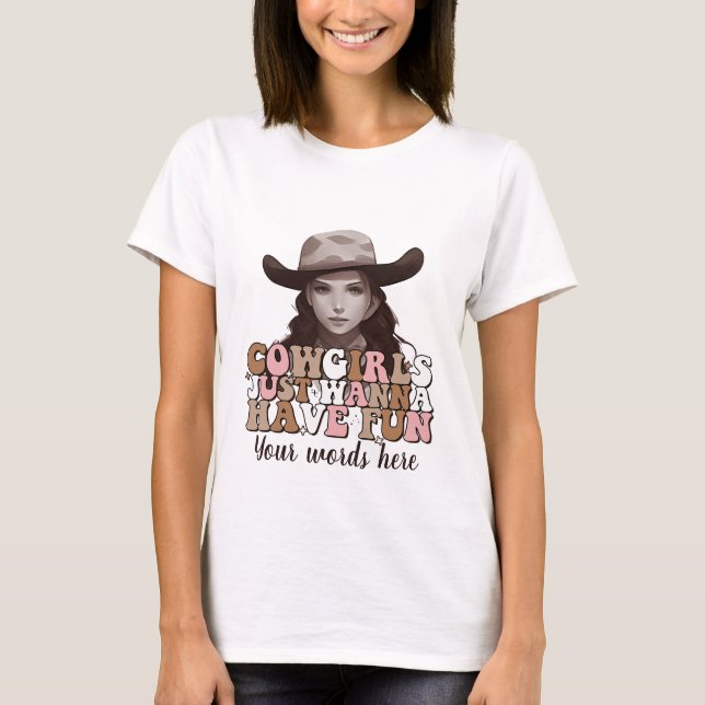 Camiseta Crea tu propia vaca, solo quieres divertirte (Anverso)