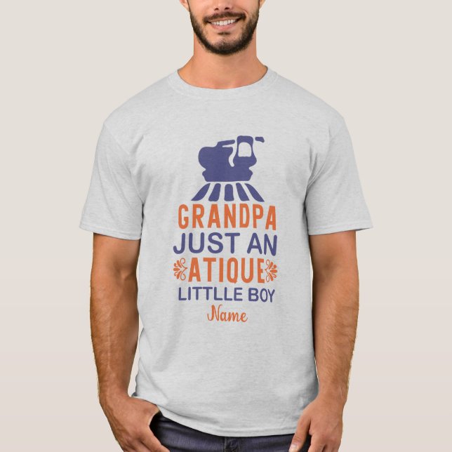Camiseta Crea tu propio abuelo Antiguo Niño Pequeño (Anverso)