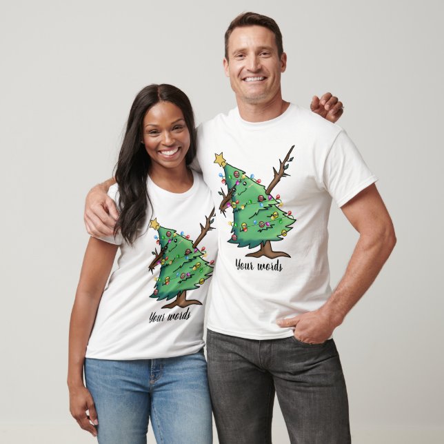 Camiseta Crea tu propio árbol de navidad (Unisexo)