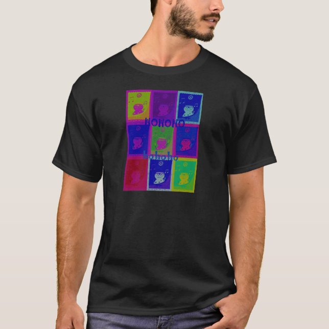 Camiseta Crea tu propio arte pop especial de Santa HoHoho (Anverso)