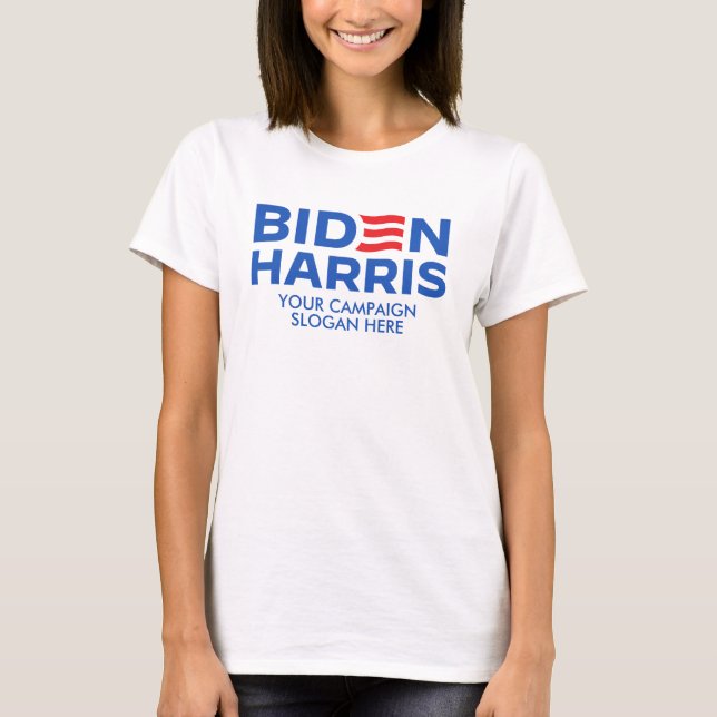Camiseta Crea tu propio Biden Harris 2024 (Anverso)