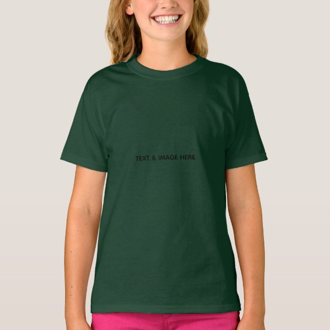 Camiseta Crea tu propio blanco (Anverso)